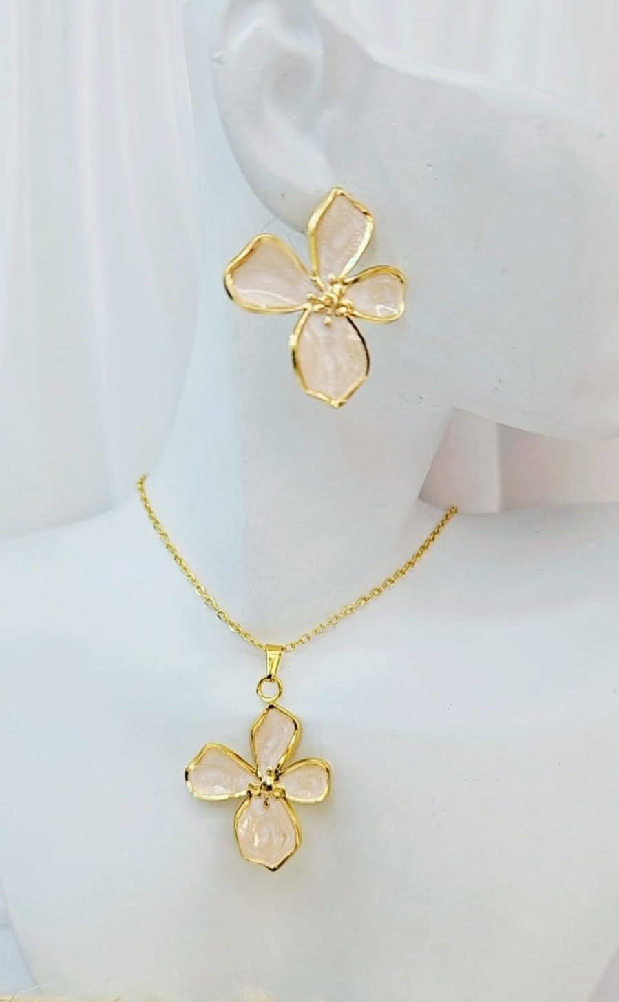 Juego Flor rosa