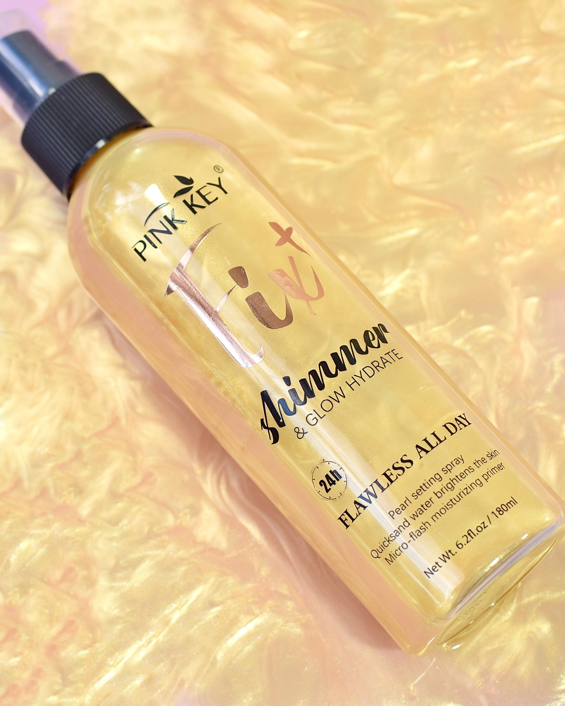 luminador Corporal Spray Shimmer Dorado Brillo radiante